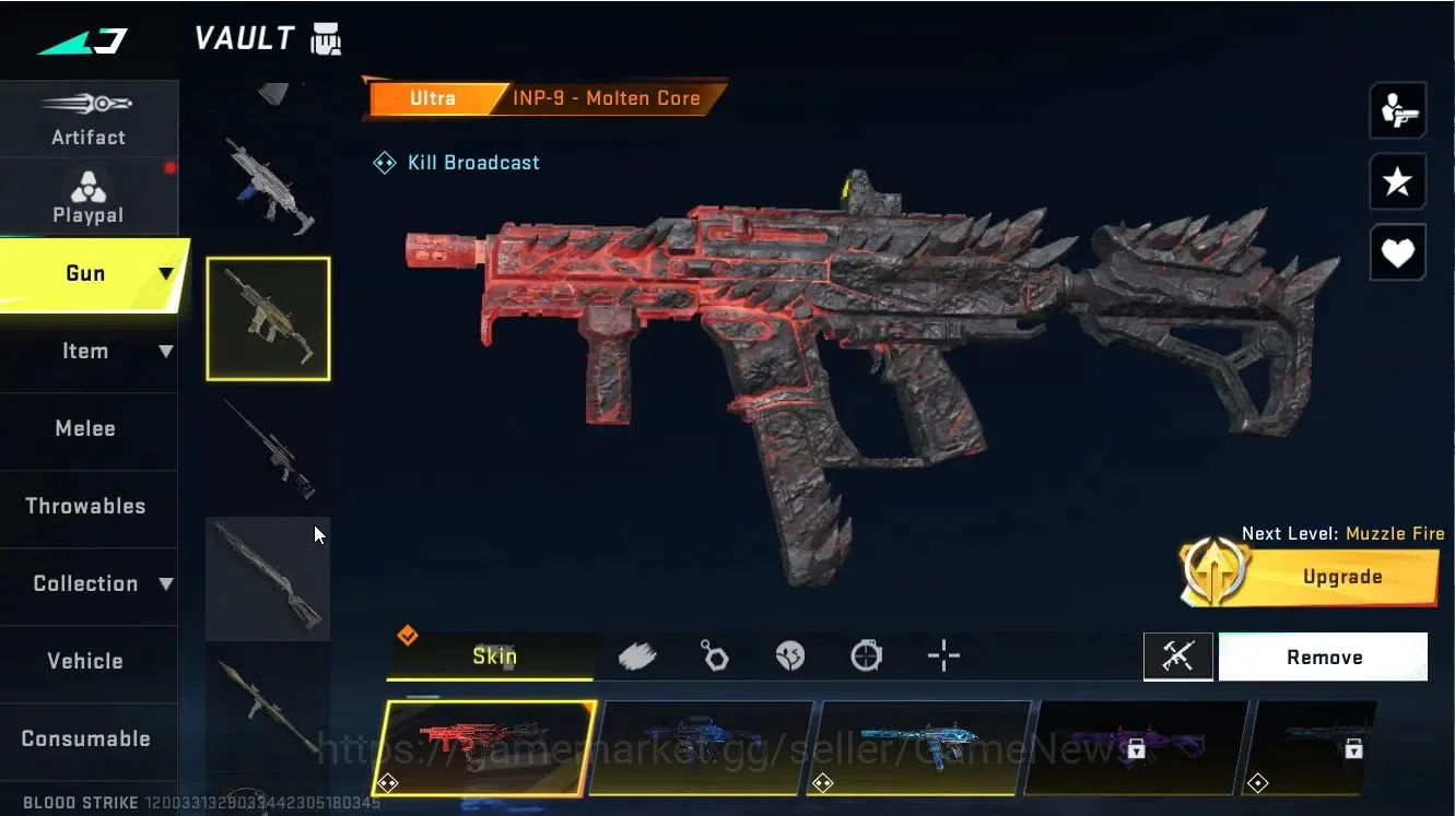 Blood Strike Accounts ASIA|ULTRA [INP9,QBZ95,AUG,etc]|Collab EVA[SCAR,MC image 9