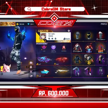 Free Fire Accounts Akun Free Fire Vault 490 | Evo 8 Max 2 | Midnight | Cobra | Scarlet Warrior | Madara | K.O. | McLaren