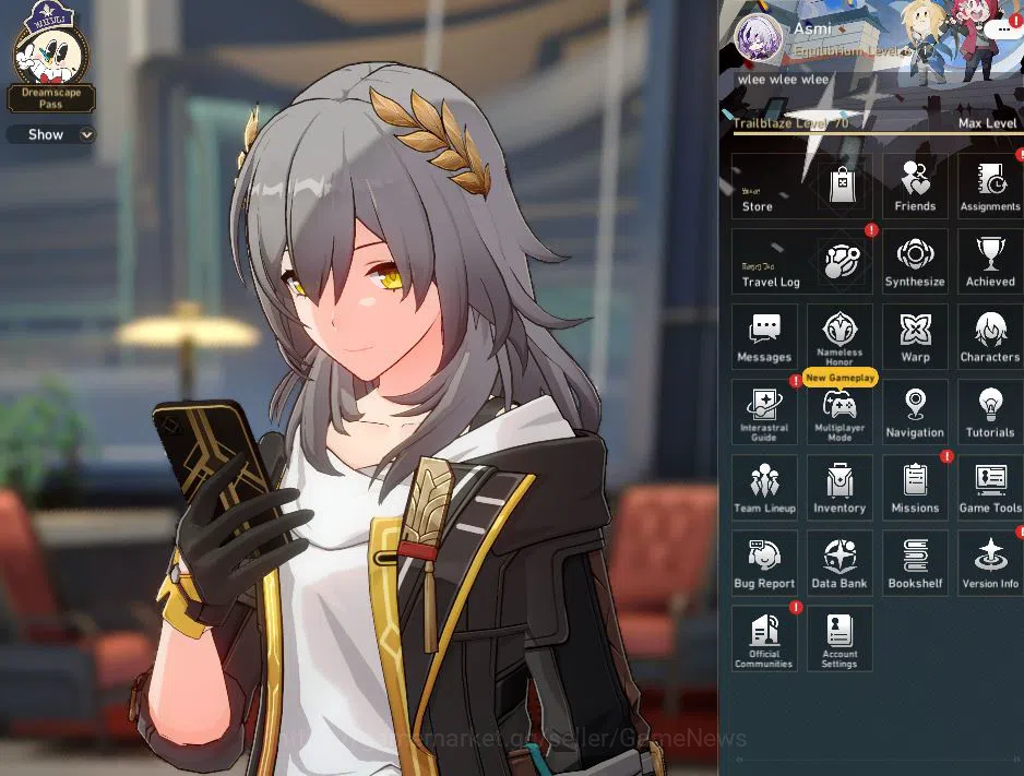 Honkai Star Rail Accounts Asia|TL 70|Phainon,The Herta Premium+3 Sign|17 Lim image 2