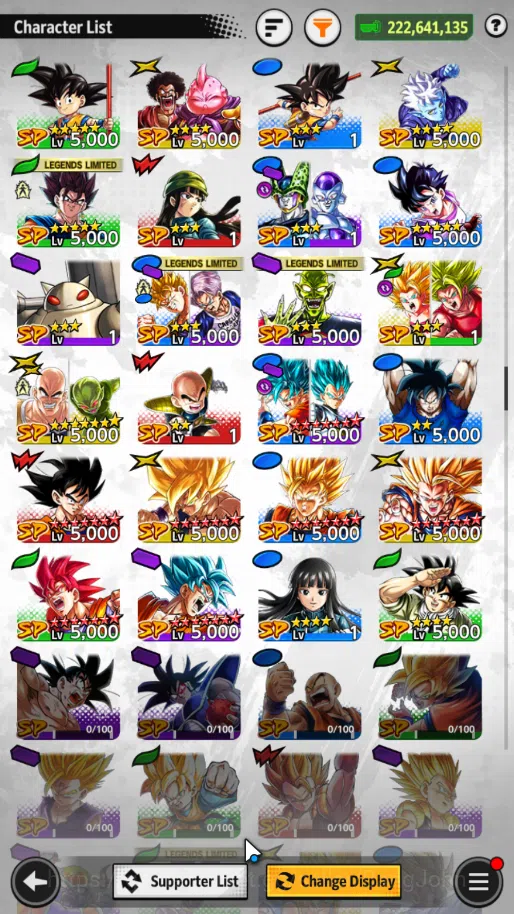 Dragon Ball Legends Accounts Lvl 163 | 222 M Total Power | 2 Ultra | Ultra SS G image 4