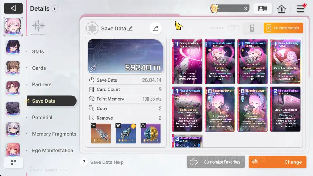 Chaos Zero Nightmare Accounts GLOBAL Lv51|10K Cry Ready Gacha| 9SSR[Diana,HugoM1 image 18
