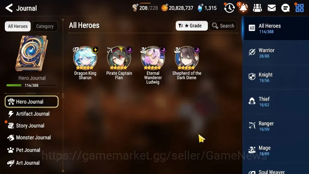 Epic Seven Accounts High-End GLOBAL UnVerif|NewEra| 4 ML (Shepherd,DK Sharun,EW Ludwig,etc)+Estelle,Ivana,Vildred,etc|21K 1