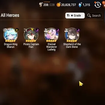 Epic Seven Accounts High-End GLOBAL UnVerif|NewEra| 4 ML (Shepherd,DK Sharun,EW Ludwig,etc)+Estelle,Ivana,Vildred,etc|21K