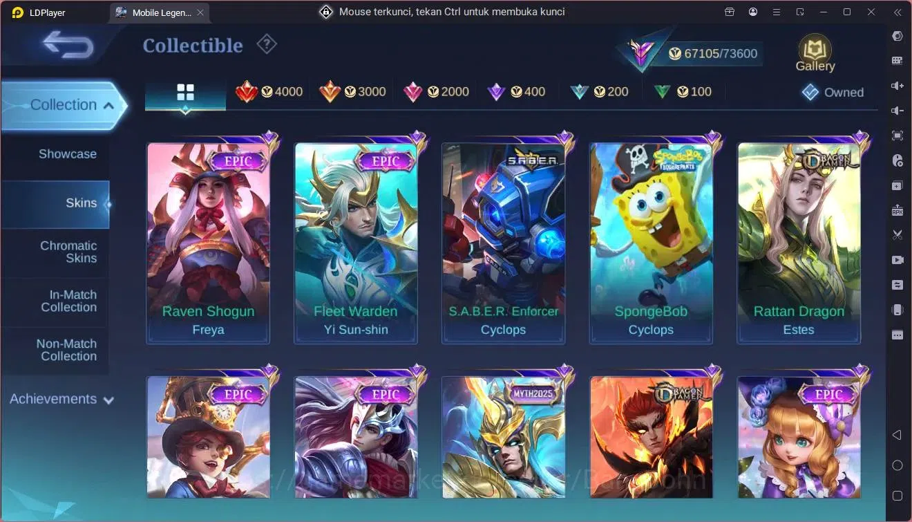 Mobile Legends: Bang Bang Accounts Global|Hero 130|Skin 260|Renowned|Prime Claude|San image 11