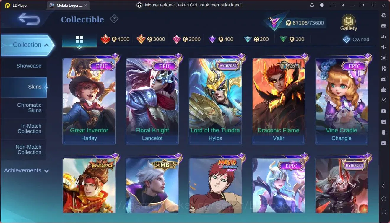 Mobile Legends: Bang Bang Accounts Global|Hero 130|Skin 260|Renowned|Prime Claude|San image 12