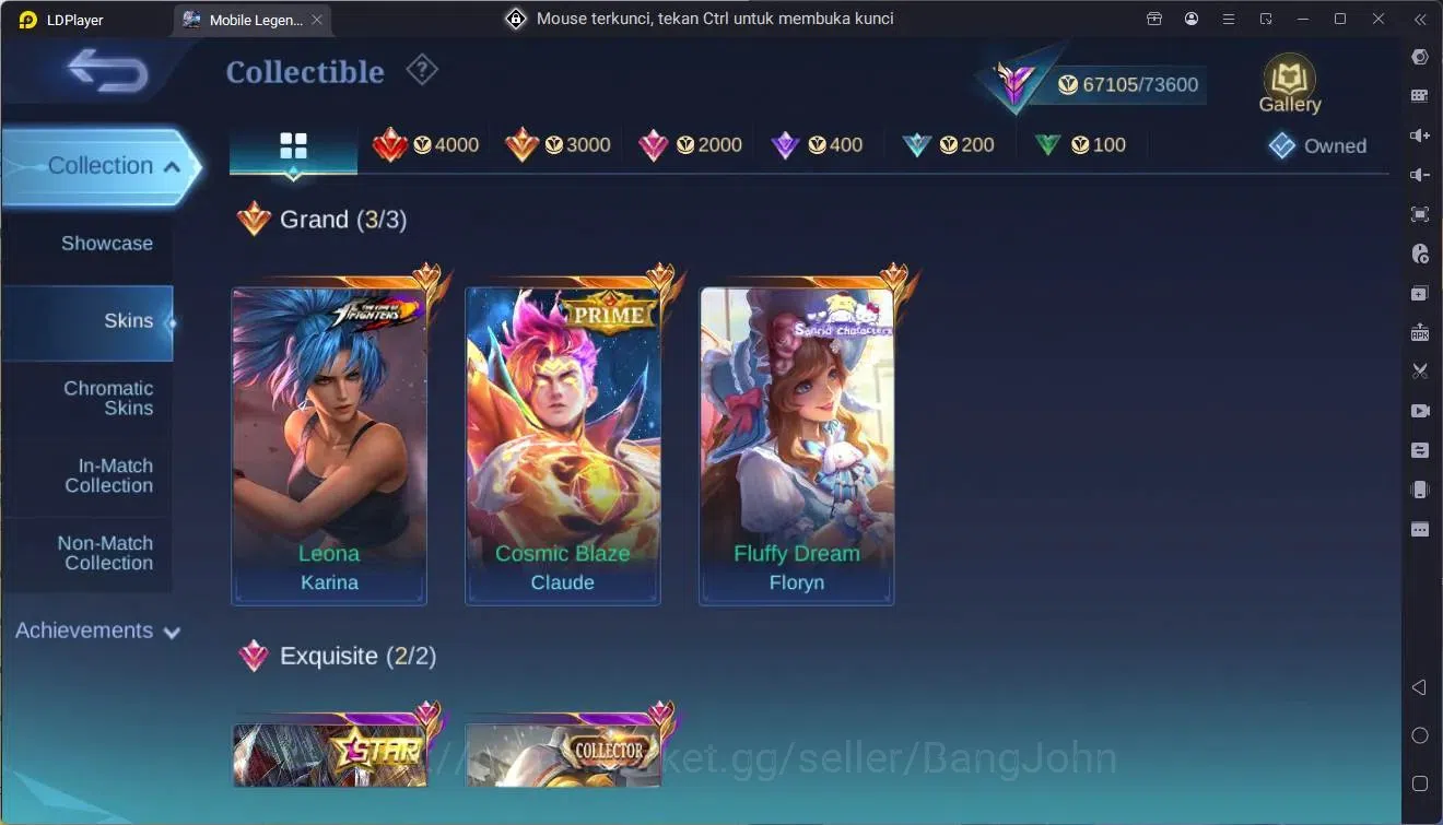 Mobile Legends: Bang Bang Accounts Global|Hero 130|Skin 260|Renowned|Prime Claude|San image 7
