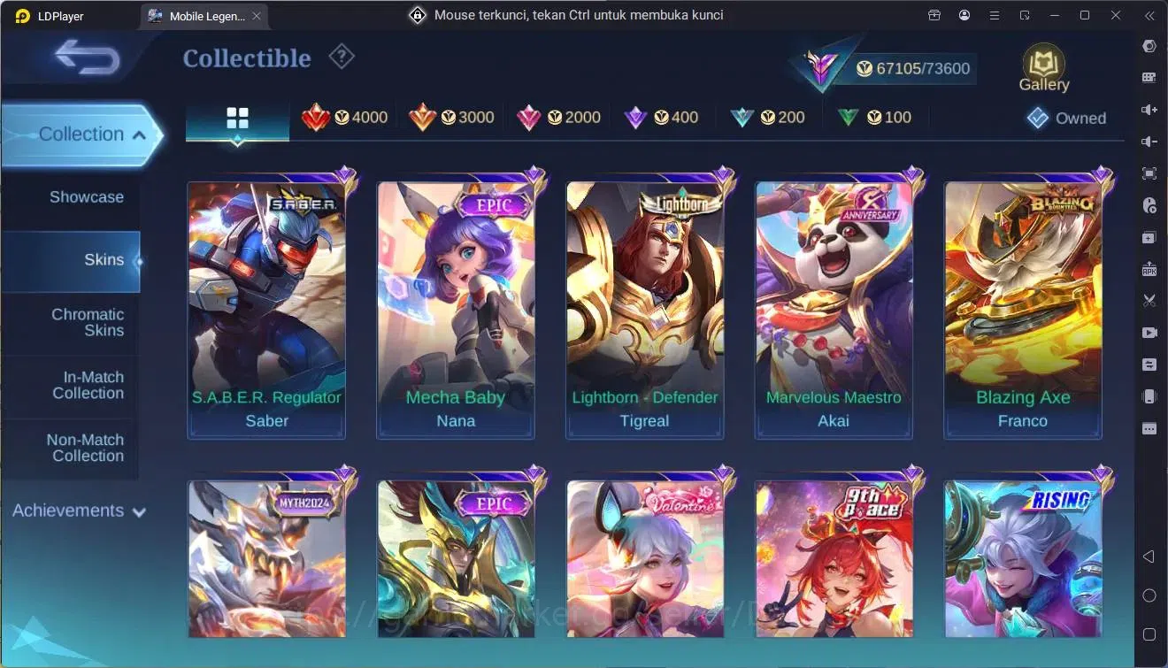 Mobile Legends: Bang Bang Accounts Global|Hero 130|Skin 260|Renowned|Prime Claude|San image 9