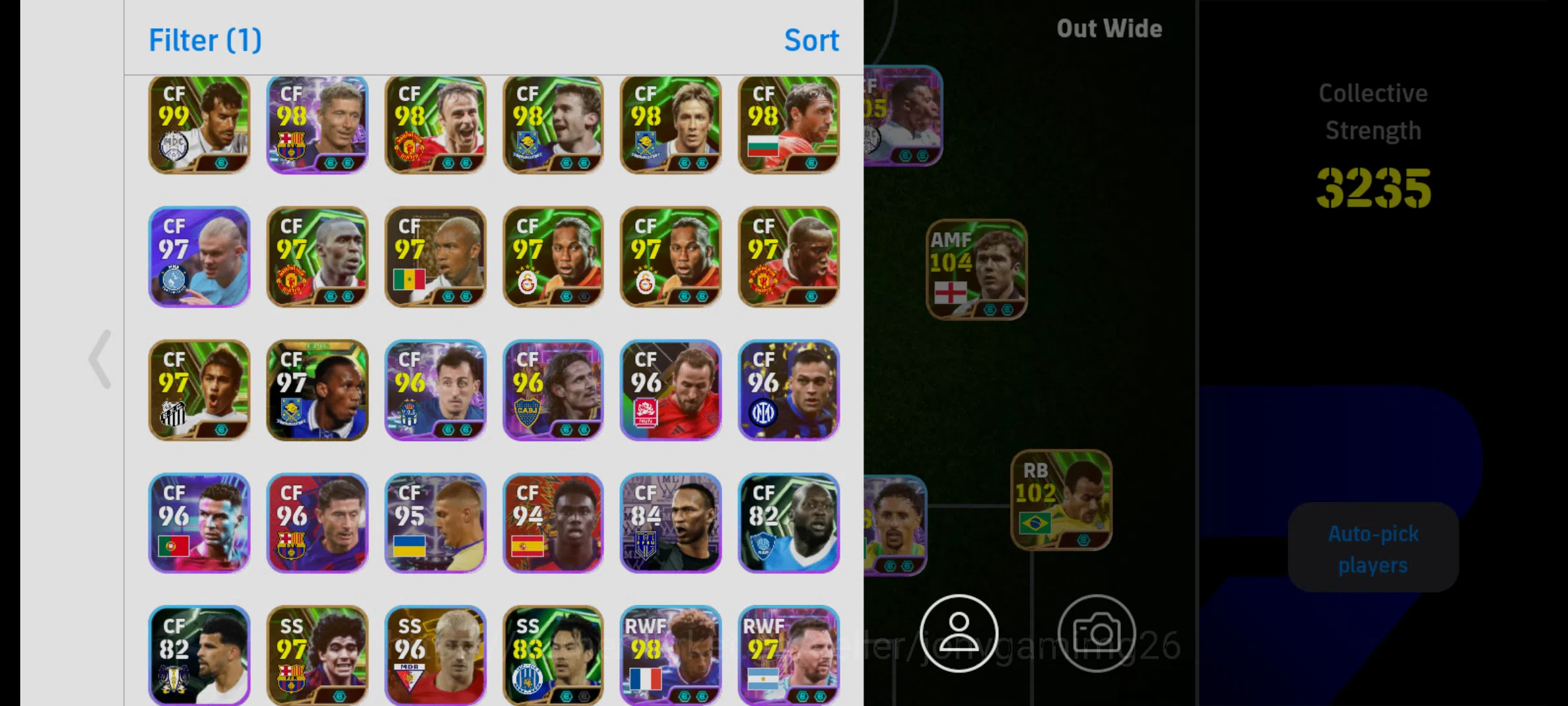 eFootball Accounts 3235 Strength eFootball ID | 100+ Rated Players |  image 3
