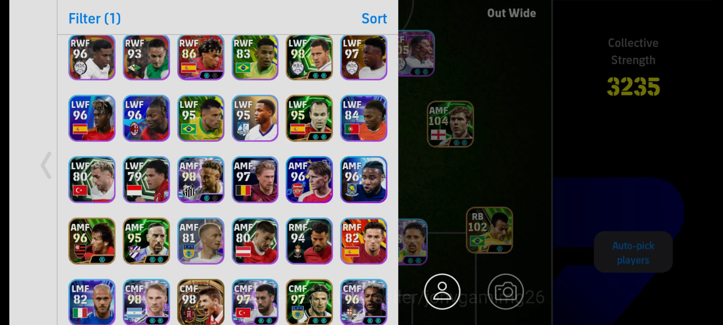 eFootball Accounts 3235 Strength eFootball ID | 100+ Rated Players |  image 4