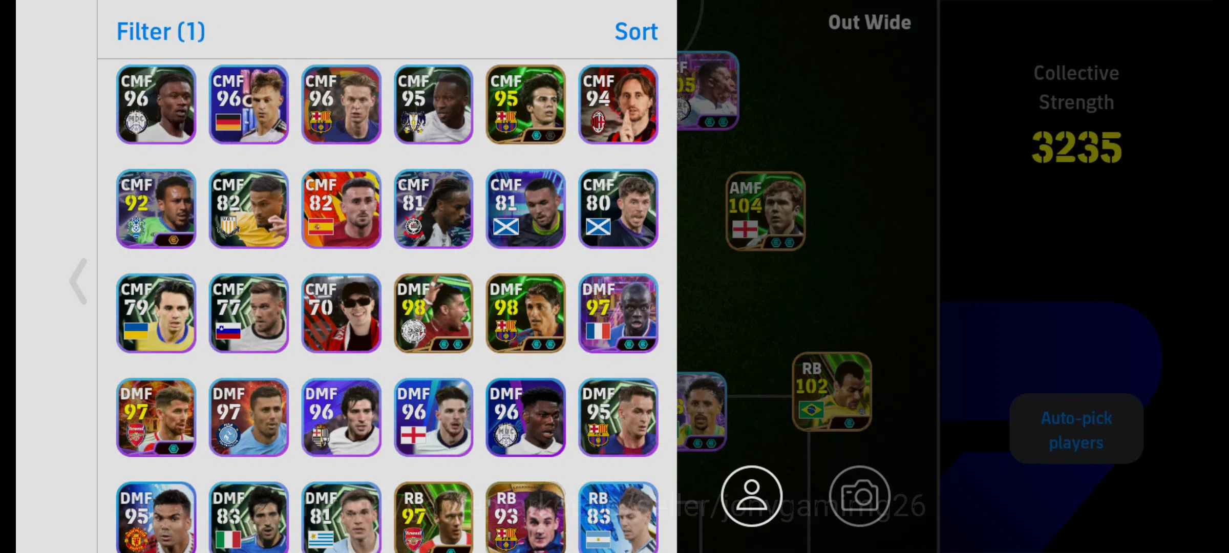 eFootball Accounts 3235 Strength eFootball ID | 100+ Rated Players |  image 5