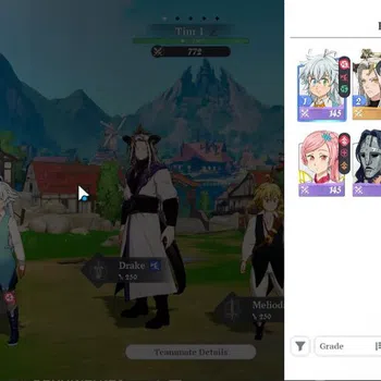 The Seven Deadly Sins: Origin Accounts [EU] Fresh Starter Lv 2 | 3 SSR | Meliodas, Drake, Guila & 5 SR | Act 1 Story | Log