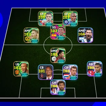eFootball Accounts Legends & Iconic Players 8 MANAGER BOOSTER | COLECTIVE 3200,LAMINE YAMAL PACK x S ETOO x L SUAREZ x M