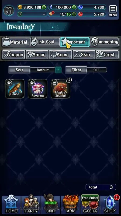 Last Cloudia Accounts GLOBAL|Rank 23|100k Crystal|Top Tier Unit (SM Sera image 12