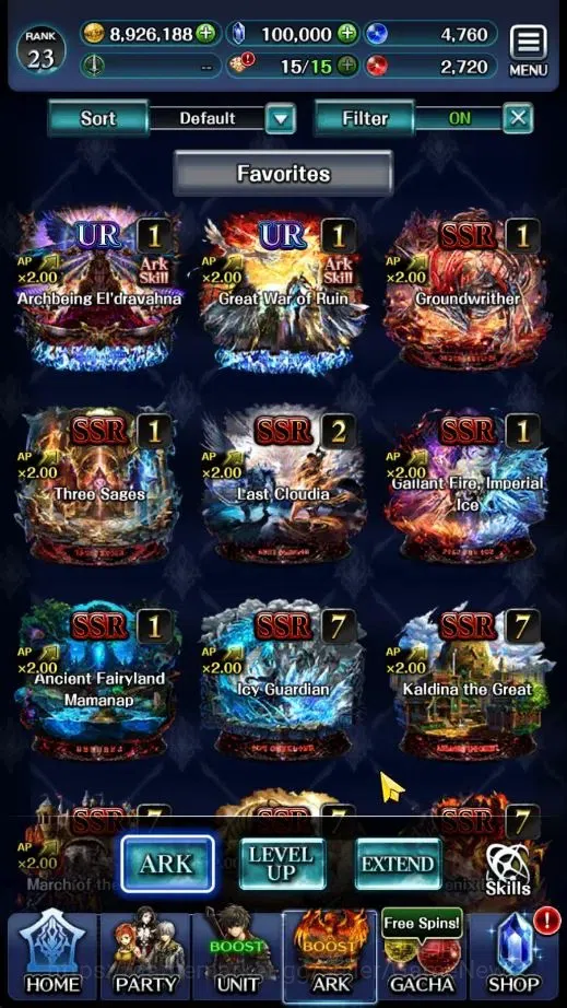 Last Cloudia Accounts GLOBAL|Rank 23|100k Crystal|Top Tier Unit (SM Sera image 4