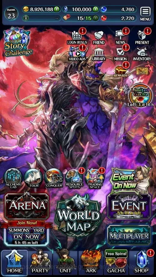Last Cloudia Accounts GLOBAL|Rank 23|100k Crystal|Top Tier Unit (SM Sera image 7