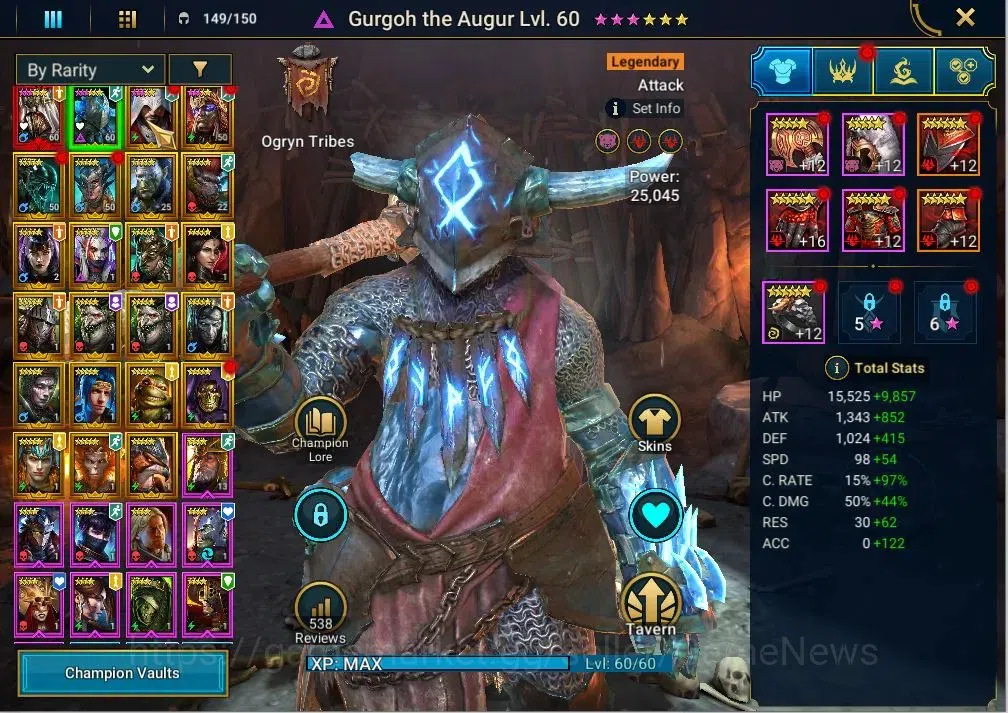 Raid: Shadow Legends Accounts Mid-Game Lv 29 |678K Power|Lv29 678.7K Power|1 Myth(Siegfrund)+22 4