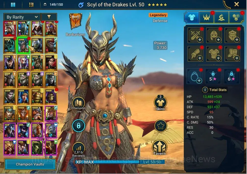 Raid: Shadow Legends Accounts Mid-Game Lv 29 |678K Power|Lv29 678.7K Power|1 Myth(Siegfrund)+22 8