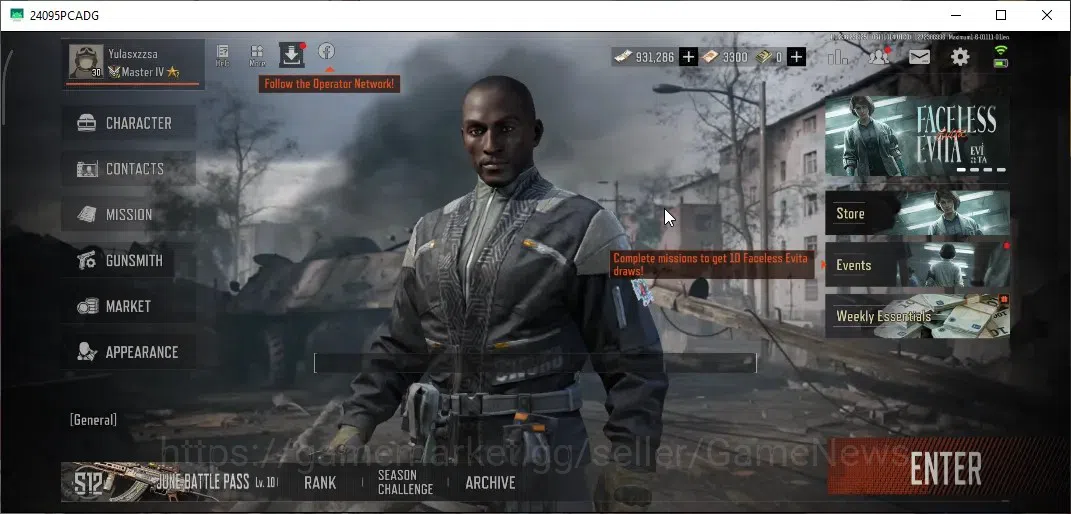 Arena Breakout Accounts MOBILE|Lv30|SV 18M|CV 10.9M|P AKM,QS AKS-74U,WP AR image 1