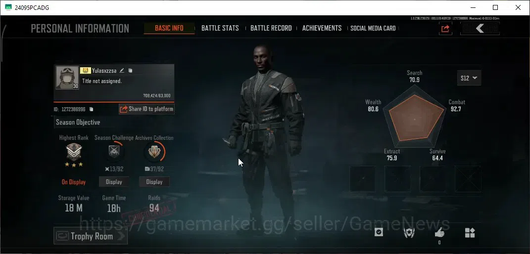 Arena Breakout Accounts MOBILE|Lv30|SV 18M|CV 10.9M|P AKM,QS AKS-74U,WP AR image 2