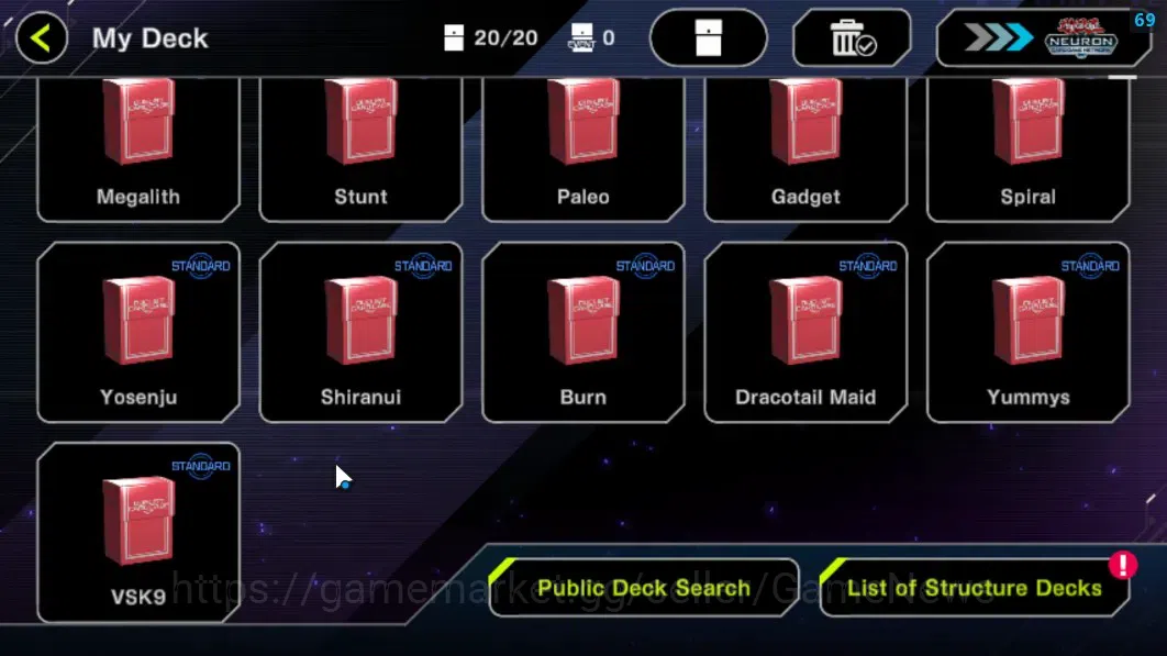 Yu-Gi-Oh! Master Duel Accounts Android|Lv 18|20 Deck|VSK9,Dragonmaid,Dracotail Ma image 3