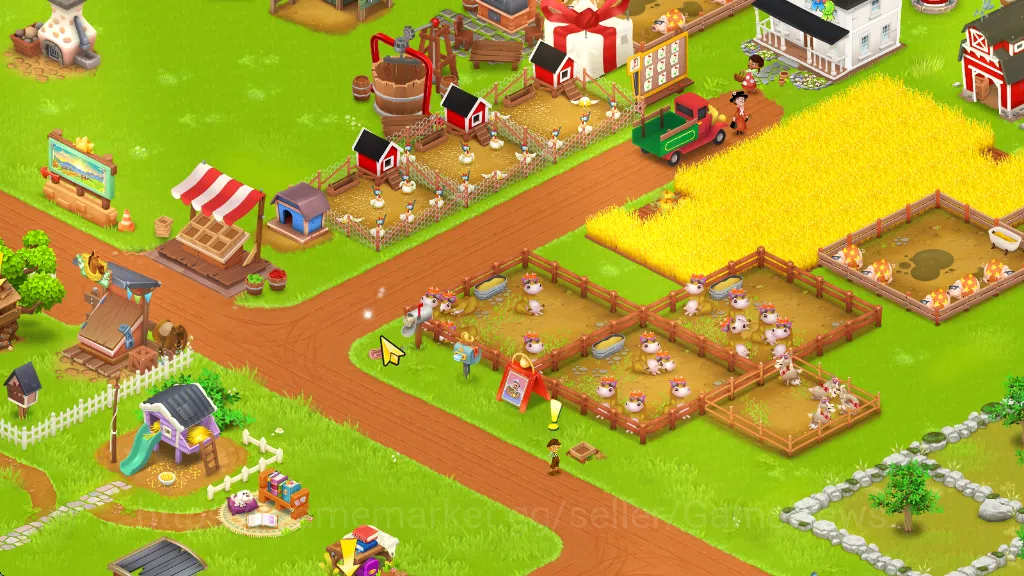 Hay Day Accounts Lvl 33 | Barn Storage 1050 - Silo Storage 525 | 15 image 3