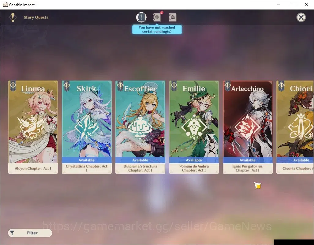 Genshin Impact Accounts ASIA|AR 54|4Limited+1(*5Standard)+1(*5Wep)|Skirk,E image 15