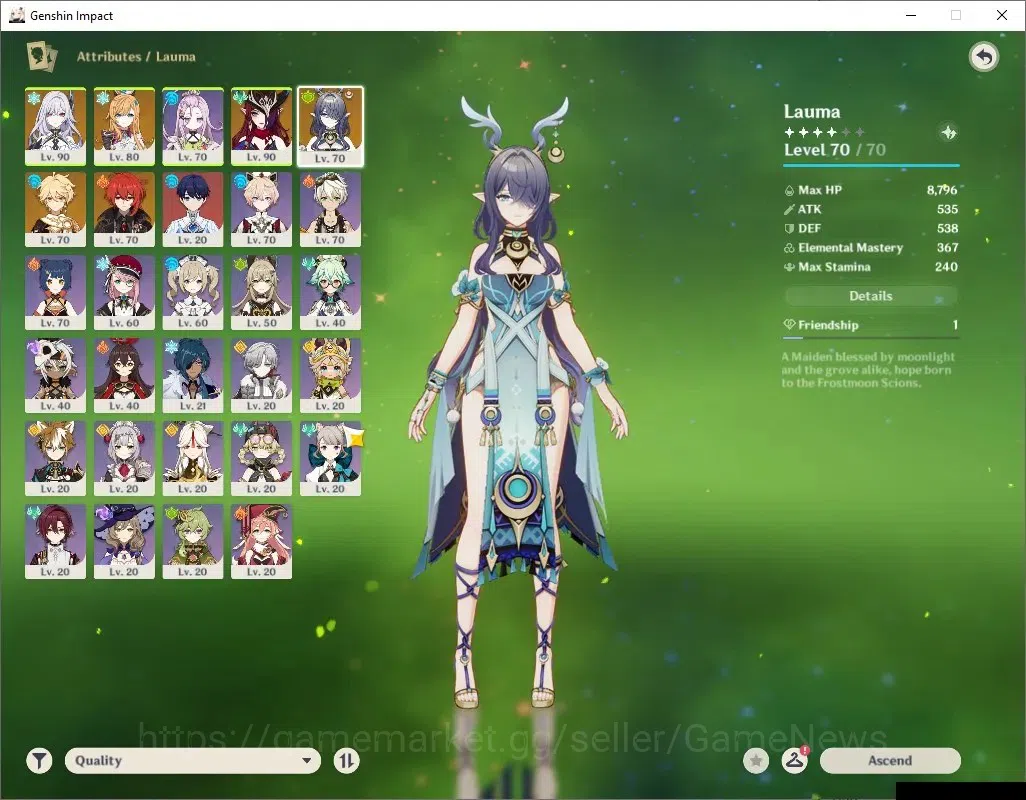 Genshin Impact Accounts ASIA|AR 54|4Limited+1(*5Standard)+1(*5Wep)|Skirk,E image 6