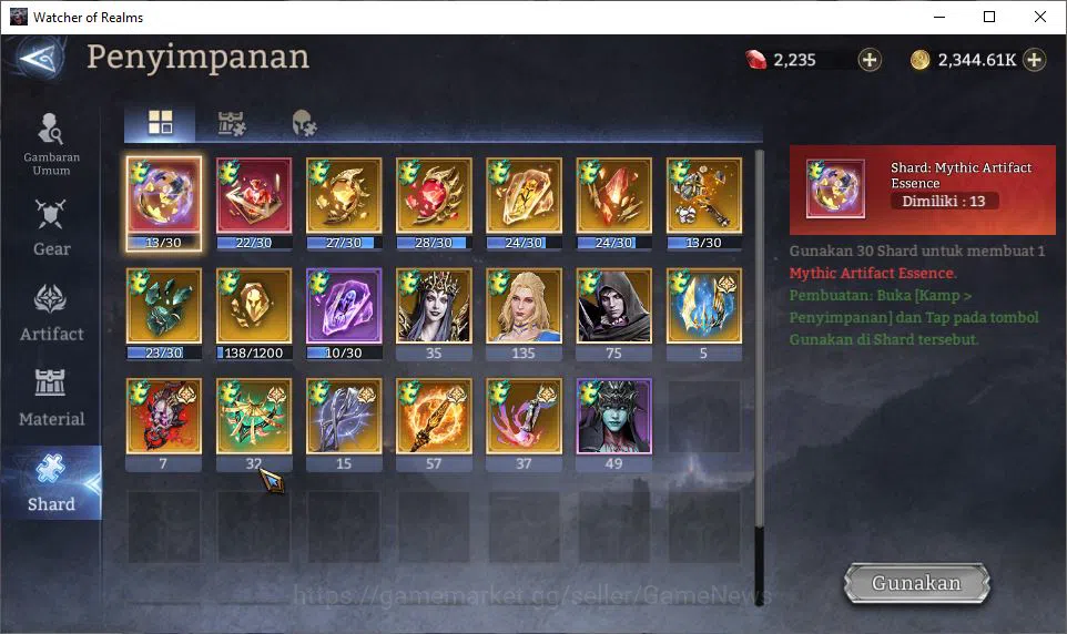 Watcher of Realms Accounts Global 60X|Lv83|5,3M Power|6 Lord [PraetusA1,Ezare image 17