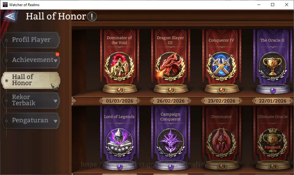 Watcher of Realms Accounts Global 60X|Lv83|5,3M Power|6 Lord [PraetusA1,Ezare image 4