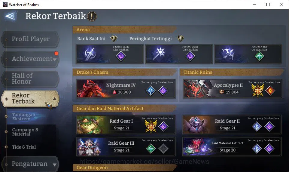 Watcher of Realms Accounts Global 60X|Lv83|5,3M Power|6 Lord [PraetusA1,Ezare image 5