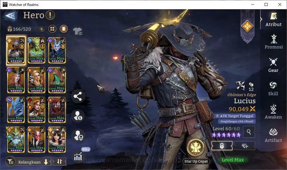Watcher of Realms Accounts Global 60X|Lv83|5,3M Power|6 Lord [PraetusA1,Ezare image 8