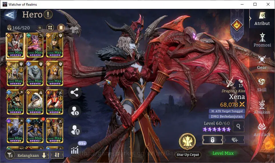Watcher of Realms Accounts Global 60X|Lv83|5,3M Power|6 Lord [PraetusA1,Ezare image 9