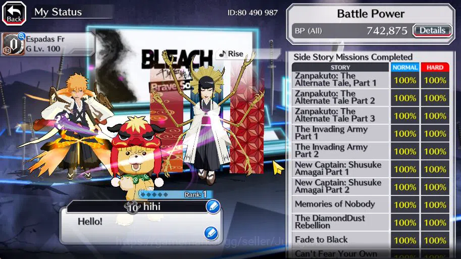Bleach: Brave Souls Accounts [GLOBAL]34K Orb|TYBW26(Aizen,Ikkaku,Shunsui),Ichig image 4