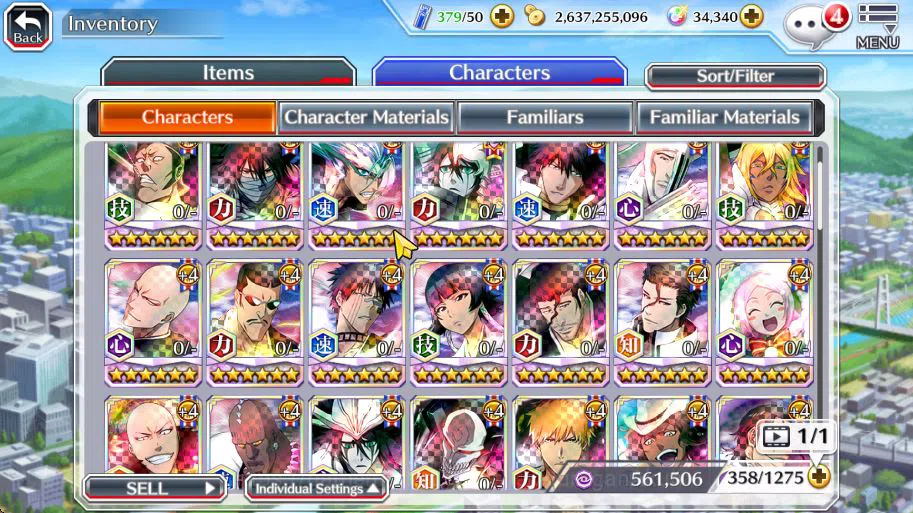 Bleach: Brave Souls Accounts [GLOBAL]34K Orb|TYBW26(Aizen,Ikkaku,Shunsui),Ichig image 7