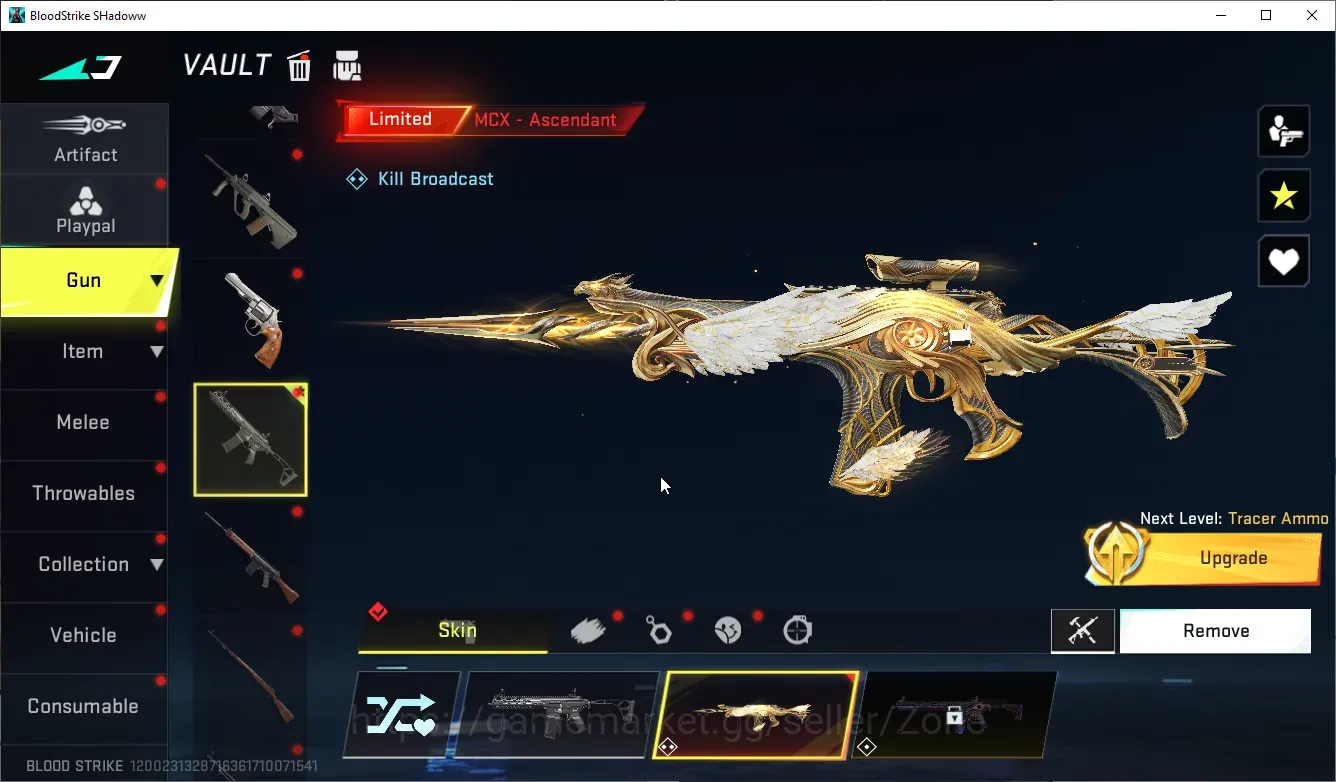 Blood Strike Accounts High-End ASIA|1 LIMITED: MCX-Ascendant | 5 ULTRA Guns | 10 LEGENDARY Guns | 1 EPIC Melee 1