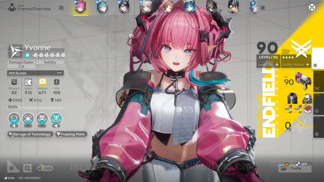 Arknights: Endfield Accounts ASIA | Well build Yvonne Sign, Tangtang P2 + Sign, Ardelia + Sign, Last Rite + Sign,Perlica 12