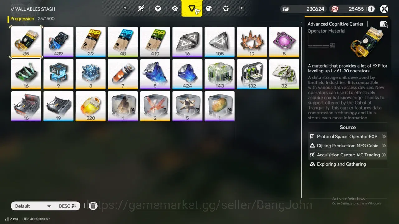 Arknights: Endfield Accounts ASIA | Well build Yvonne Sign, Tangtang P2 + Sign, Ardelia + Sign, Last Rite + Sign,Perlica 6