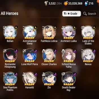 Epic Seven Accounts High-End Global Unverif|Mor35|14ML(School NYulha,LOTScales,Zio,Renoa,Etc)+Haru+Art,Perfumer