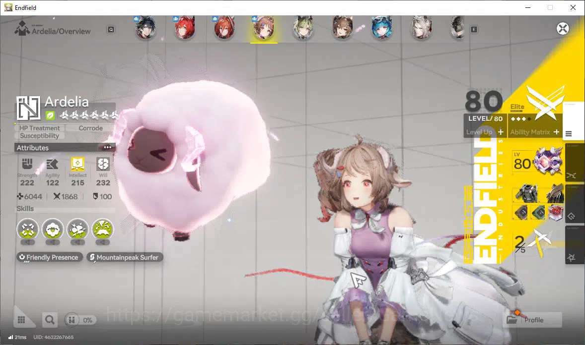 Arknights: Endfield Accounts ASIA|Lv56|SSR7(2Limit)+15(*6WP)|Laevatain+sign,Gil image 19