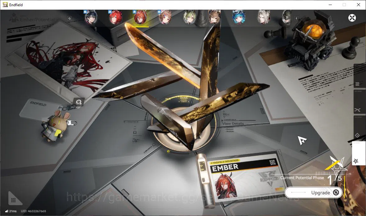 Arknights: Endfield Accounts ASIA|Lv56|SSR7(2Limit)+15(*6WP)|Laevatain+sign,Gil image 20