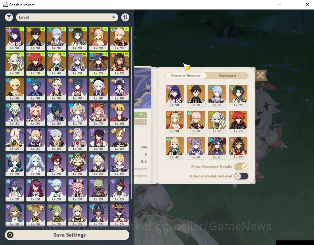 Genshin Impact Accounts Others ASIA|AR 56|7 Limited 3(*5 Weap)|Shogun+Sign,Zhongli,Xiao,Ayato,Nahida,Yoimima,Kazuha|All 1
