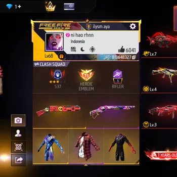 Free Fire Accounts Indonesia | SG TERKUAT -OPM & REAPER | MAX 2 OTW 3 | LEVEL AKUN  68 | TOTAL OUTFIT  1.914