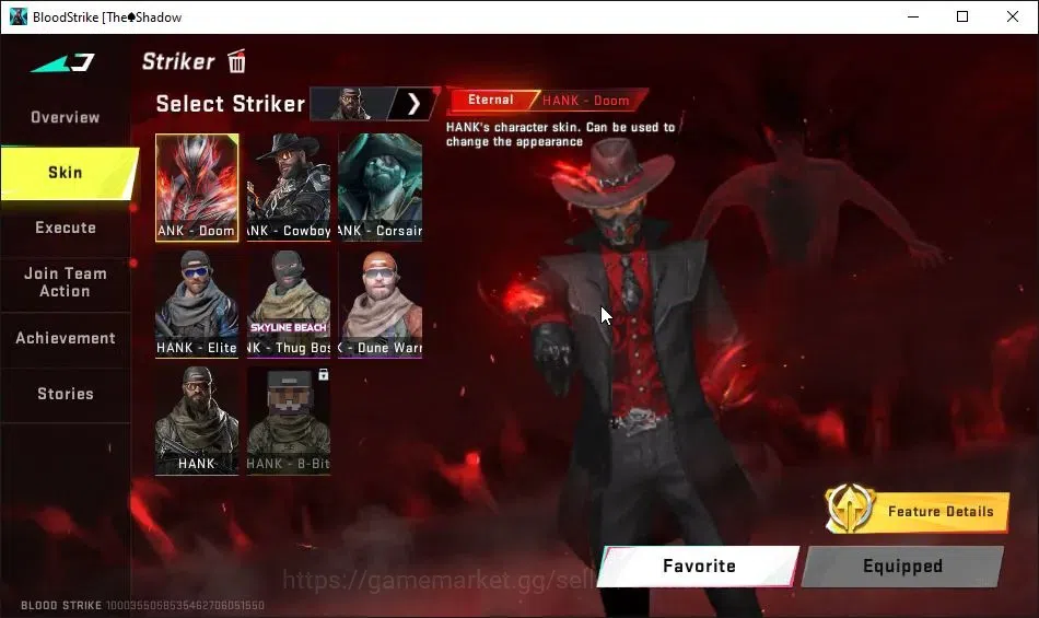 Blood Strike Accounts AMERICA|8 ETERNAL[JET MAX,HANK MAX,Melee Chainflux image 4