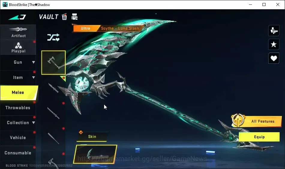 Blood Strike Accounts AMERICA|8 ETERNAL[JET MAX,HANK MAX,Melee Chainflux image 8