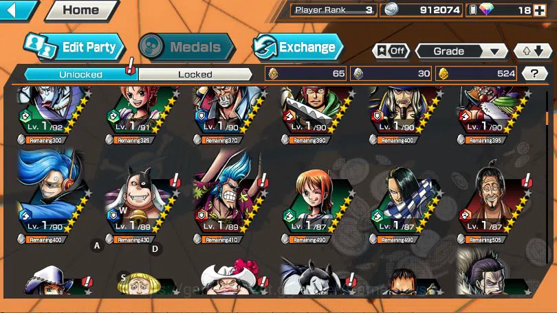 One Piece Bounty Rush Accounts Global|4 META EX[Luffy Emperor,KidLaw,Yamato,Kuzan image 8