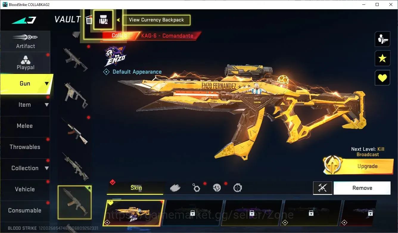 Blood Strike Accounts Starter ASIA|STARTER|Enzo KAG-6 Comandante|1 Ultra Gun|3 Legendary Guns|2 Legendary Items|OPM 1