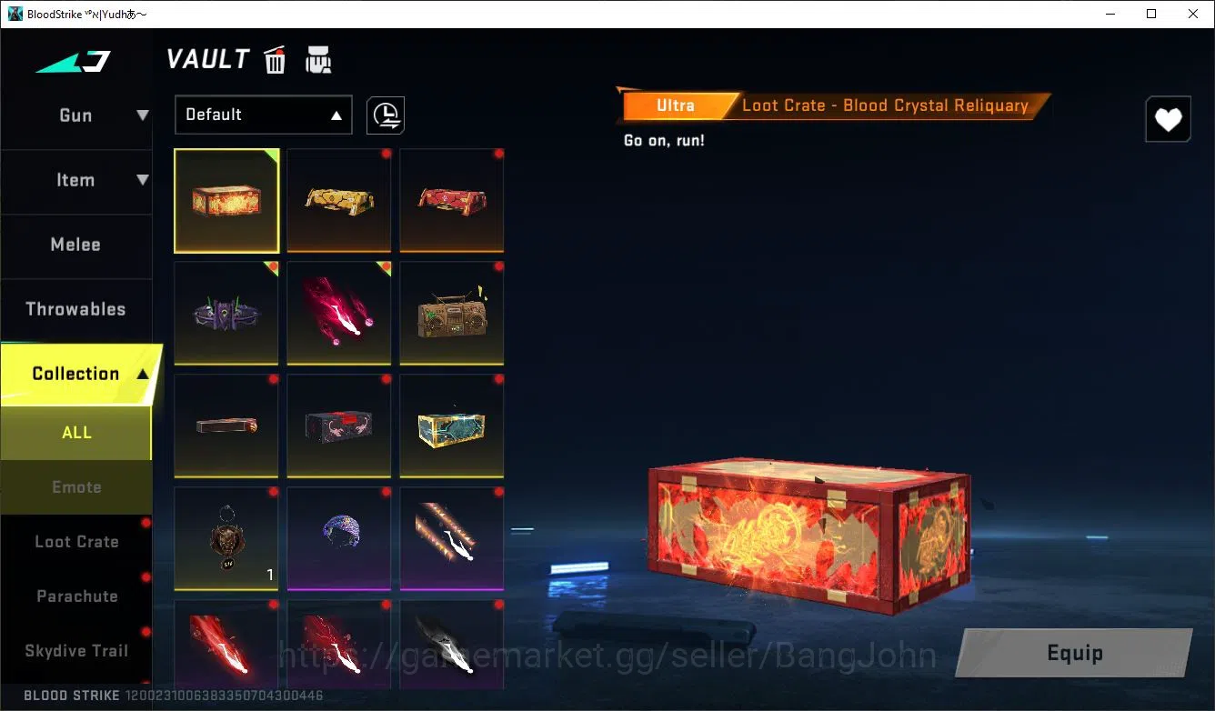Blood Strike Accounts ASIA LV50 SILVER LIMIT MP155 RPK AR97 MP7 SDS COLL image 16