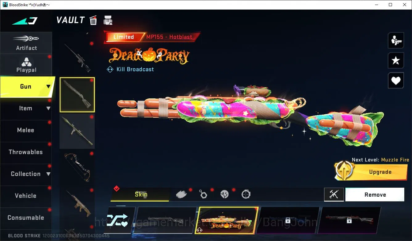 Blood Strike Accounts ASIA LV50 SILVER LIMIT MP155 RPK AR97 MP7 SDS COLL image 7