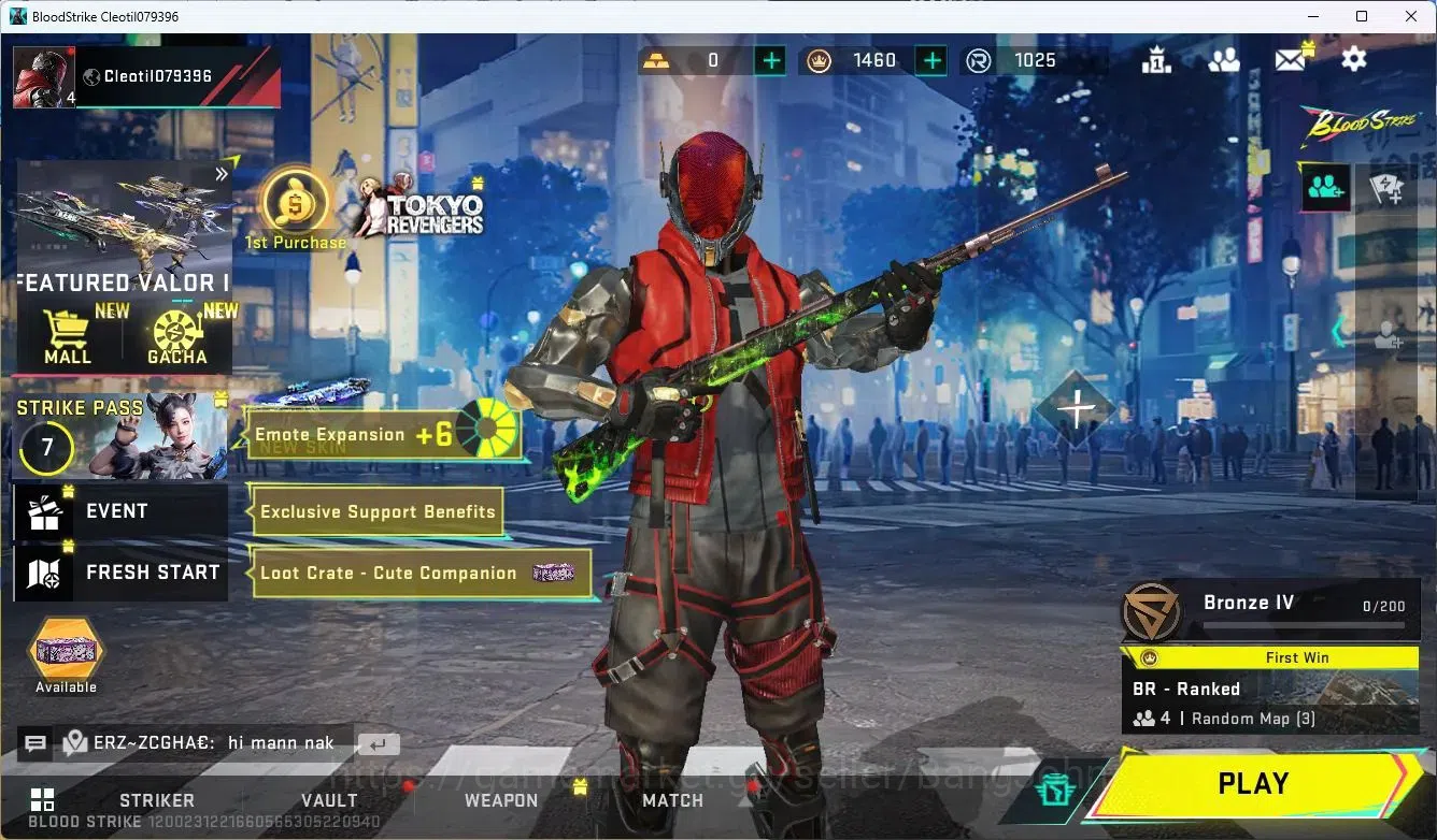Blood Strike Accounts ASIA | 2 LEGENDARY: Magnum-Ethereal Blue, Kar98k-E image 1