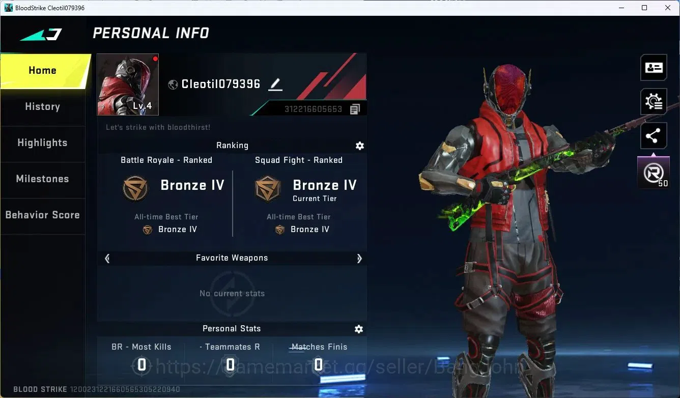 Blood Strike Accounts ASIA | 2 LEGENDARY: Magnum-Ethereal Blue, Kar98k-E image 2